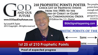 Bible Signs Happening - 1st 25 of 210 Bible Prophetic Points in general order
