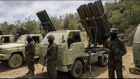Hezbollah Burkan rockets strike Israeli bases on the border with lebanon