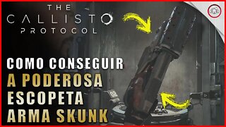 Callisto Protocol, Como conseguir a poderosa escopeta, Arma Skunk "Não Perca!!!" | Super dica