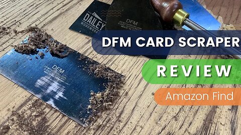 Faster than Sanding: Why every woodworker needs a card scraper || The Recreational Woodworker