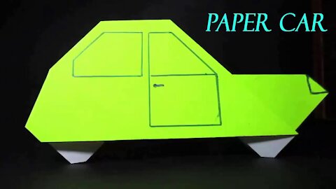 Origami Car for Kids | How to Fold an Origami Car | Crafts for Kids to Make at Home with Paper