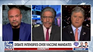 Bongino and Geraldo Battle Over Vaccine Mandates And Aaron Rodgers