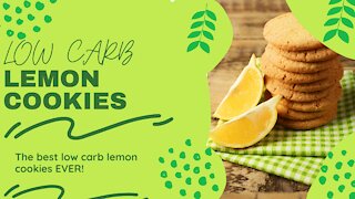 Low Carb Lemon Cookies