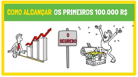 Porque é difícil alcançar os primeiros 100.000R$. Quais estratégias usar.