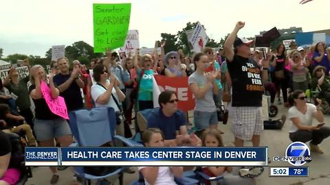 Health care takes center stage in Denver