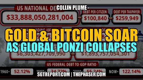 GOLD & BITCOIN SOAR AS GLOBAL PONZI COLLAPSES -- COLLIN PLUME