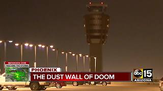 Monsoon storms cause delays at Phoenix Sky Harbor airport