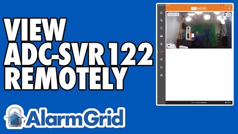 Viewing an ADC-SVR122 Remotely