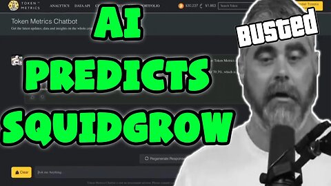 Squidgrow PREDICTED Next 100X by AI! SQUIDGROW has BitBoy Crypto SWEATING!