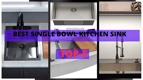 Unbelievable! The Best Single Bowl Kitchen Sink You've Never Seen Before!