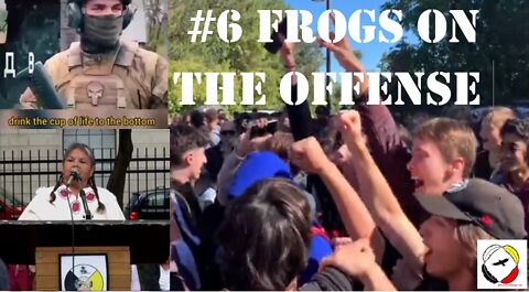 Kitchen Party #6 Peace Frogs: Patriots on Offense, Women's March. Schoolroom Perv Protest, Peta, DJT, Q