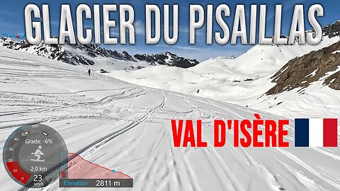 [4K] Skiing Val d'Isère, Glacier du Pisaillas and Pays Désert Off-Piste, France, GoPro HERO11