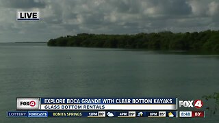 Explore Boca Grande with Glass Bottom Rental kayaks