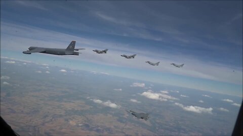 B-52s Integrate With German and Belgian Air Forces