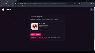 Odysee Youtube Channel Sync Instructions