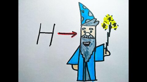 How to draw a wizard