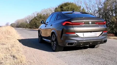 BMW X6 M50d start up, rev and launch control QUAD TURBO MONSTER