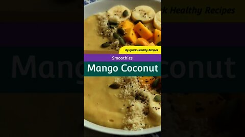 Got 60 seconds? Check out this awesome mango smoothie recipe... | #EasyMealSolutions #shorts #reels