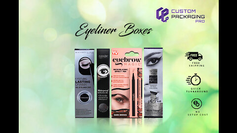 Custom Eyeliner Boxes Wholesale