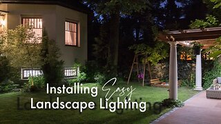 How to Install Low Voltage Outdoor Lighting using Hampton Bay #landscapelighting#lowvoltage