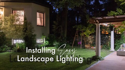 How to Install Low Voltage Outdoor Lighting using Hampton Bay #landscapelighting#lowvoltage