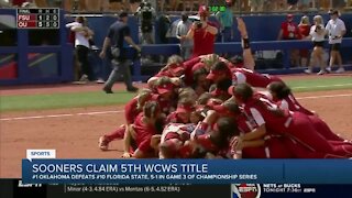 Sooners claim fifth WCWS title