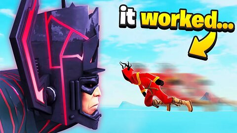 I Glitched & MET Galactus In Fortnite..