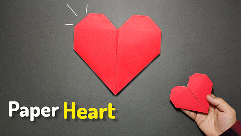 How to Make a "Paper Heart". DIY Crafts Origami