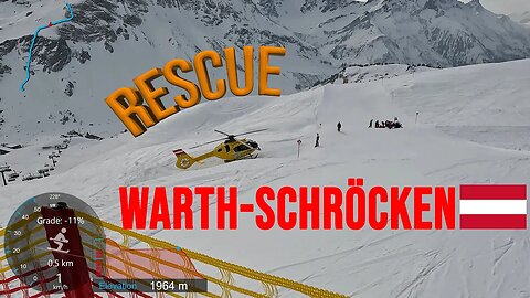 [4K] Skiing Warth-Schröcken, Rescue Interrupted Return to Lech, Ski Arlberg Austria, GoPro HERO11
