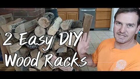 2 Easy DIY Wood Racks