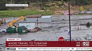 Tusayan area experiencing flooding near Grand Canyon