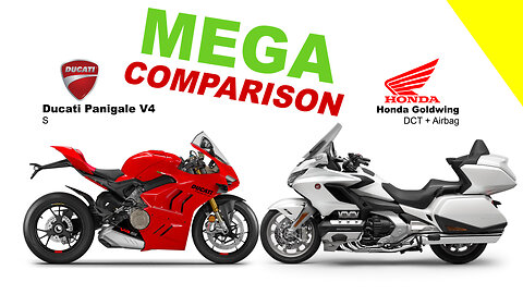 MEGA COMPARISON | Ducati Panigale V4 vs Honda Goldwing | Kuch Bhi