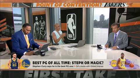 Michael Jordan texted Stephen A. that Magic Johnson is the PG over Steph Curry I First Take