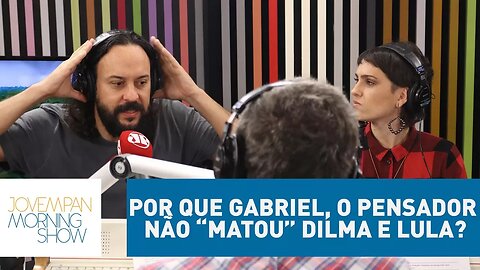 Por que Gabriel, o Pensador, não "matou" Dilma e Lula?