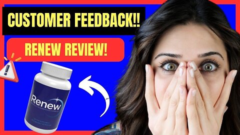 RENEW (⚠️NO ONE SAYS THAT!⚠️) Renew Review - Renew Reviews - Renew Salt Water Trick - Renew Pills