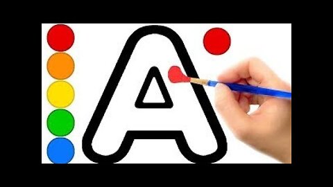 learn to write capital letters for children | abc alphabet a to z | A for apple b for boll c for cat
