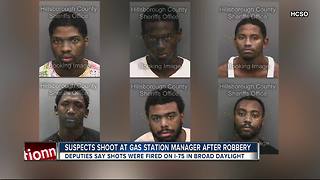 Deputies: Gang member, accomplice burglarized gas station, shot at driver on I-75