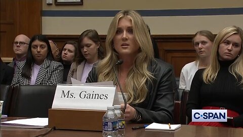 Riley Gaines Fights Back Against Democrat Congresswoman