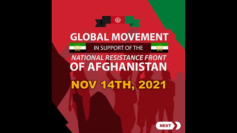 Global movement in support of the national resistance front of Afghanistan 11:14:21