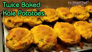 Twice Baked Kale Potatoes | Dining In With Danielle