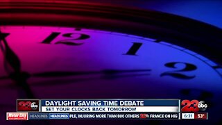 Daylight saving time ends tomorrow, set your clocks back one hour