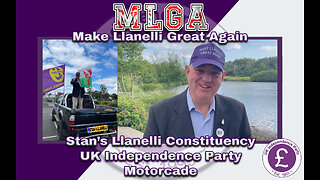 Stan’s Llanelli Constituency UK Independence Party Motorcade