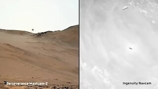 Absolutely Real: Mars Helicopter fly from Perseverance and Ingenuity cams