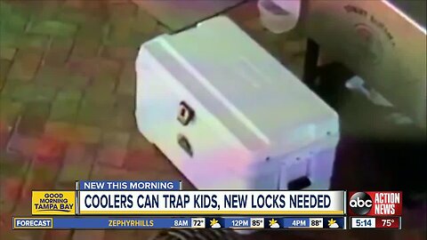 Igloo recalls coolers due to entrapment, suffocation hazards