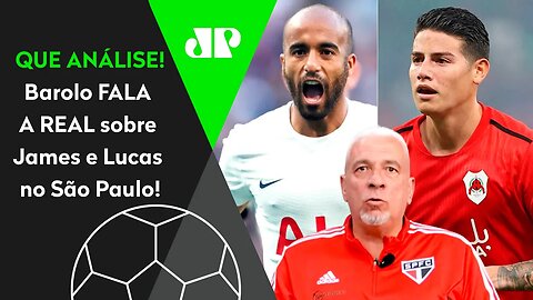 "Com Lucas Moura e James Rodríguez, o São Paulo VOLTA a..." Barolo FALA A REAL sobre CONTRATAÇÕES!