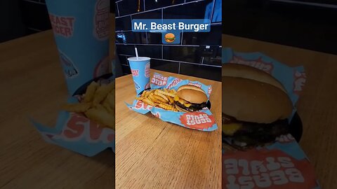 Mr. Beast Burger 🍔 #mrbeast #beastburger #americandream #mall #nj