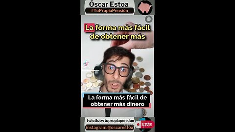 La forma más fácil de obtener más #dinero o un #dineroextra