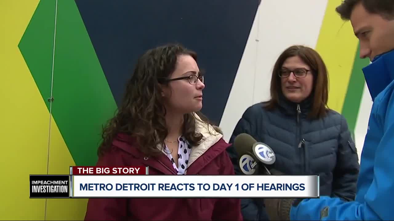 Metro Detroiters have mixed feelings about public Trump inquiry hearings