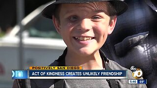Act of kindness creates unlikely friendship