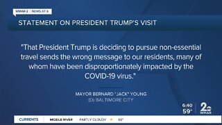 Gov. Hogan welcomes President Trump's Ft. McHenry visit, Mayor Young does not